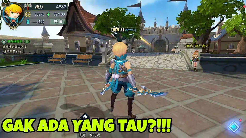 Gambar gameplay Dragon Nest Throne of Elves yang menunjukkan pertarungan seru melawan bos raksasa.