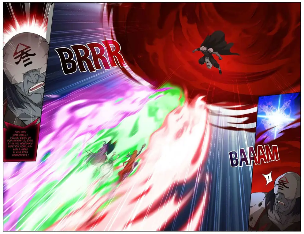 Adegan anime Fight Break Sphere yang menegangkan
