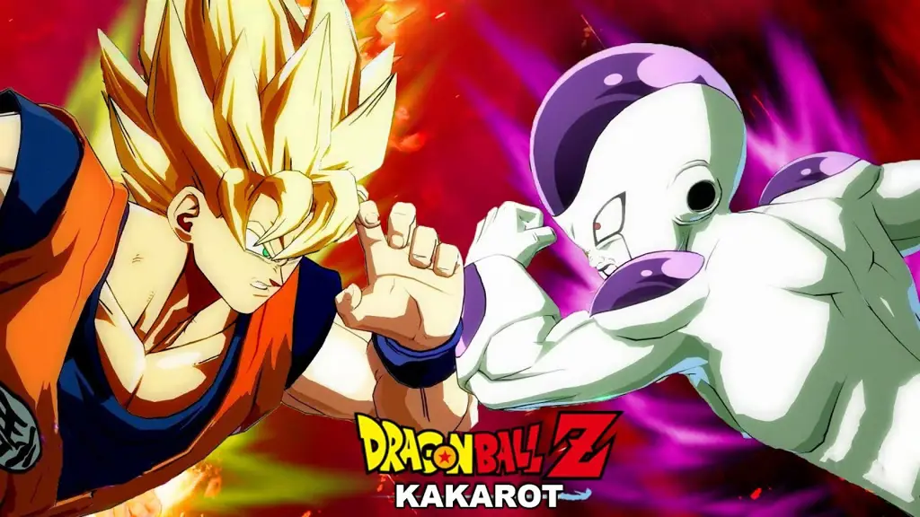 Adegan pertarungan Goku dan Frieza dalam film Dragon Ball