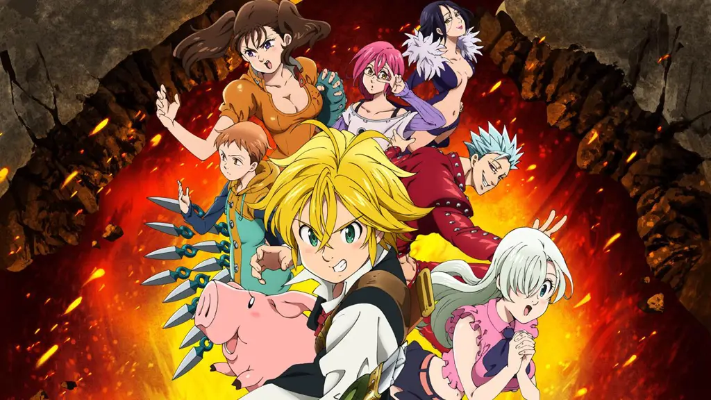 Gambar adegan pertarungan di The Seven Deadly Sins