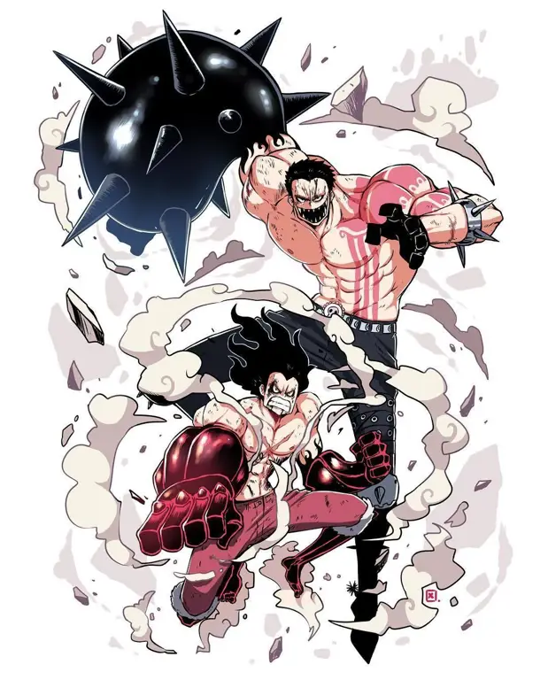 Luffy melawan Katakuri dalam pertempuran sengit di One Piece AnoBoy 853.