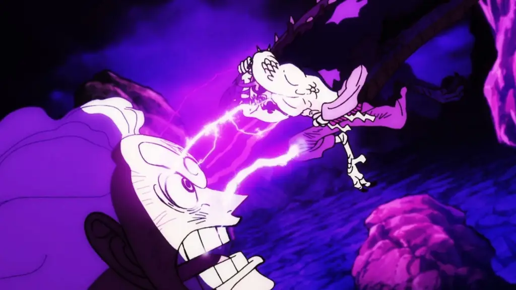 Luffy dan Kaido bertarung sengit dalam One Piece Eps 1072