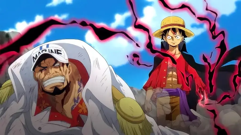 Luffy dan Z bertarung dalam One Piece Film: Z