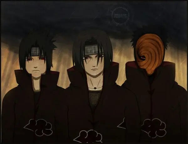 Naruto dan Sasuke melawan Obito dalam pertarungan sengit