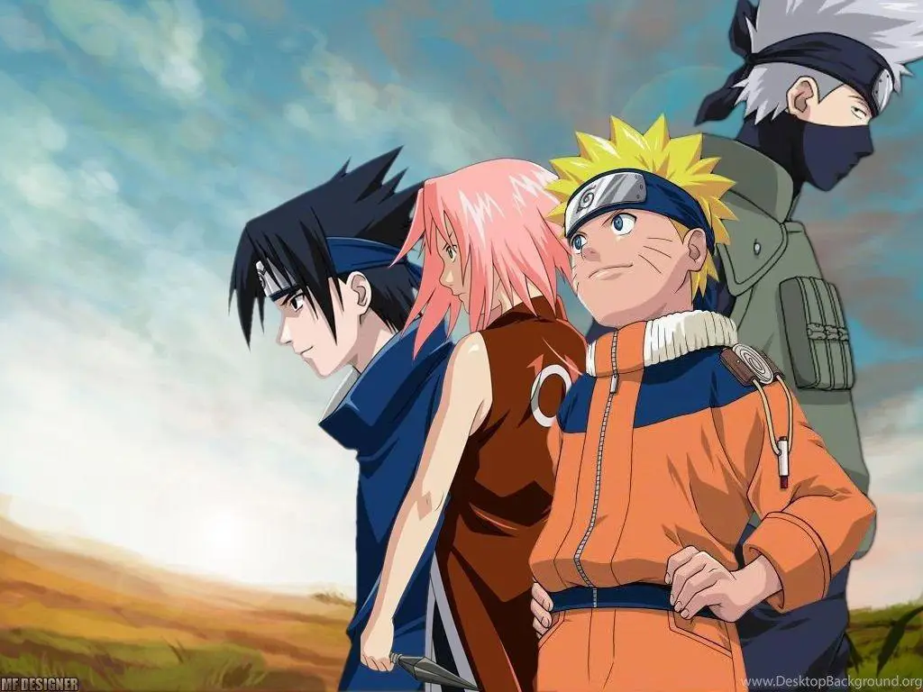 Gambar Naruto dan Sasuke sedang bertarung