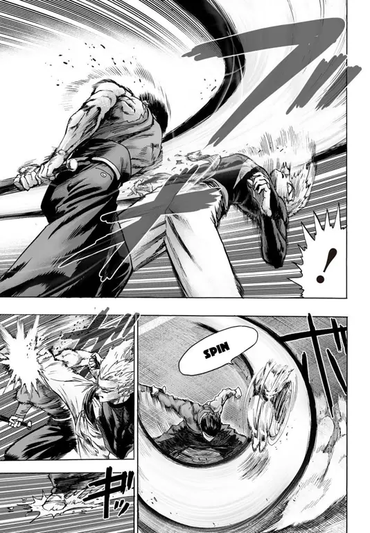 Adegan aksi One Punch Man yang seru