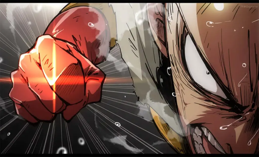 Adegan aksi One Punch Man