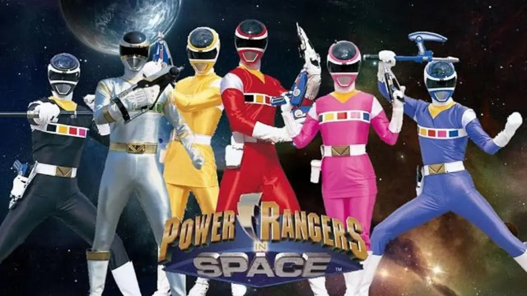 Adegan Aksi Power Rangers in Space