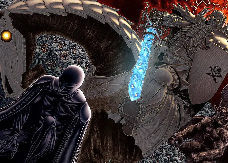 Adegan pertarungan seru dalam anime Kenpuu Denki Berserk