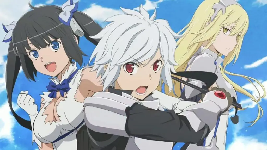 Adegan pertarungan seru di Danmachi Season 3