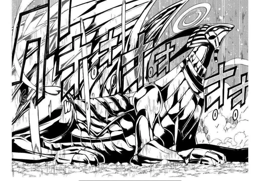 Adegan pertarungan seru dari Fairy Tail 100 Years Quest chapter 143