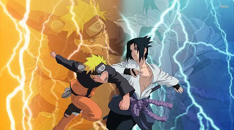 Gambar pertarungan Naruto dan Sasuke