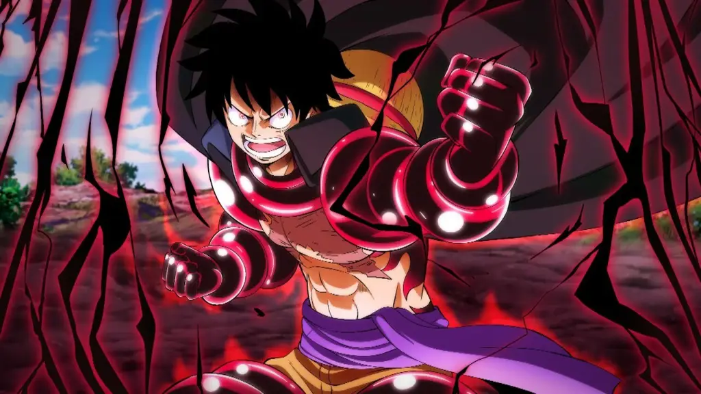 Gambar pertarungan final Luffy melawan musuh besarnya