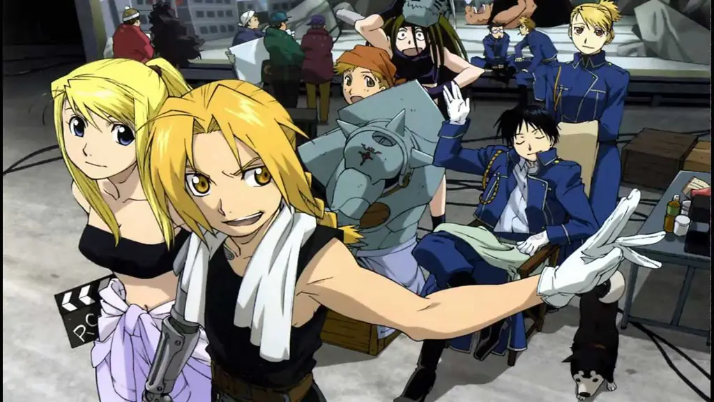 Gambar pertarungan final di Fullmetal Alchemist Brotherhood