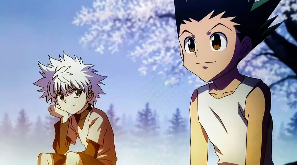 Gon dan Killua dalam Hunter x Hunter episode 149