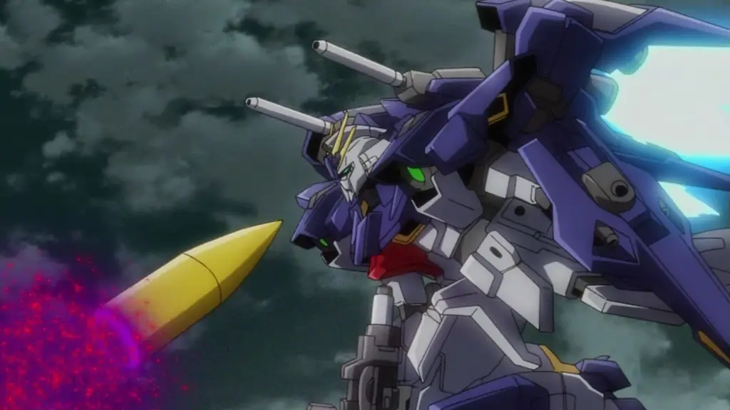 Adegan aksi dari Gundam Build Fighters