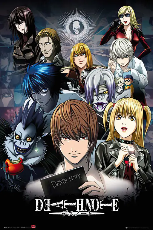 Adegan anime Death Note yang menegangkan