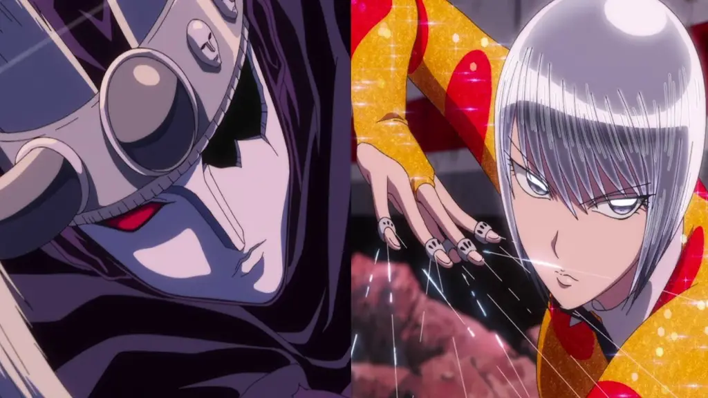 Adegan pertarungan anime Karakuri Circus yang menegangkan