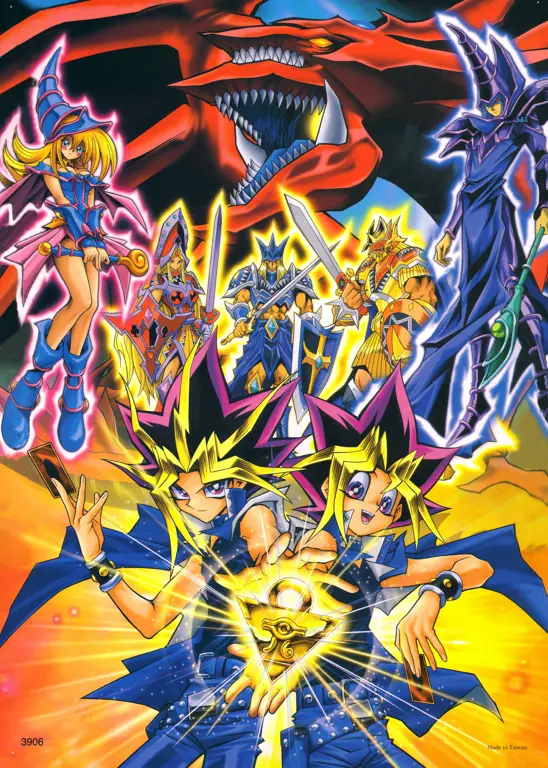 Gambar adegan duel dari Yugioh Duel Monsters