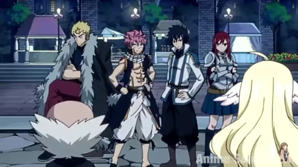 Adegan pertarungan magis dalam anime Fairy Tail