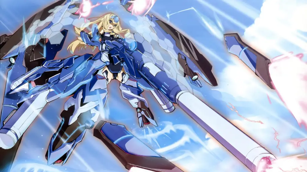 Adegan pertarungan mecha dalam Infinite Stratos 2