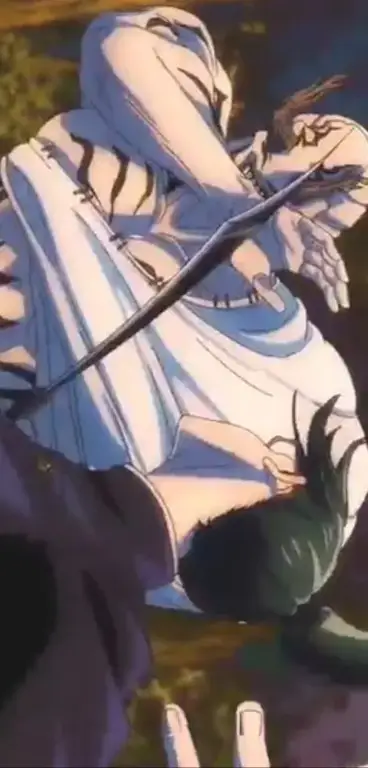 Pertarungan menegangkan antara protagonis dan musuh-musuhnya Adegan pertarungan anime yang intens dan menegangkan