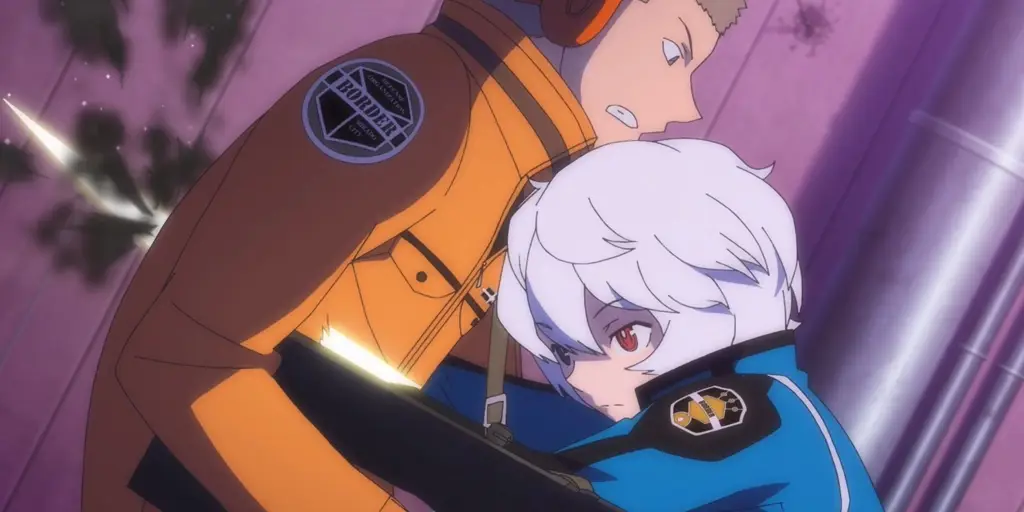 Adegan pertarungan karakter-karakter di World Trigger