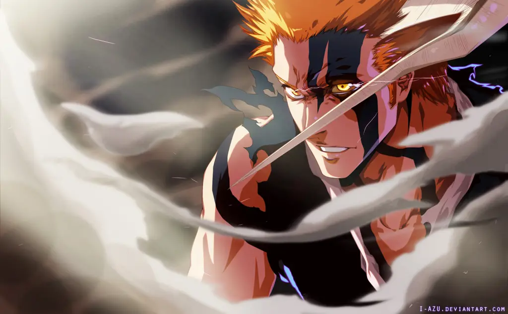 Ichigo Kurosaki dalam pertarungan terakhirnya melawan Yhwach