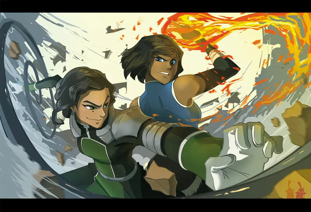 Korra dan Kuvira beradu dalam pertarungan final yang menegangkan