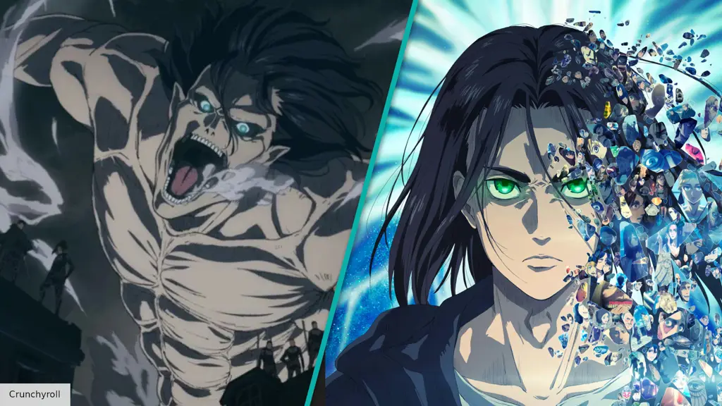 Gambar pertempuran final di season 4 Attack on Titan