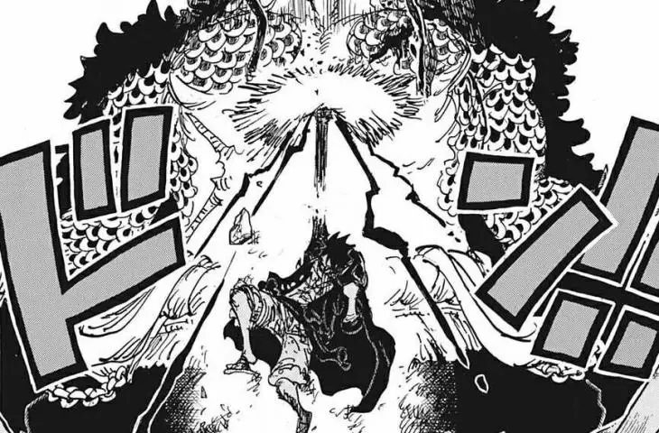 Luffy dan Kaido bertarung sengit dalam One Piece chapter 1038