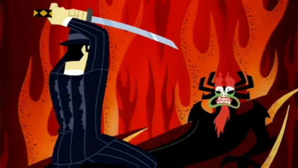 Pertempuran epik antara Samurai Jack dan Aku