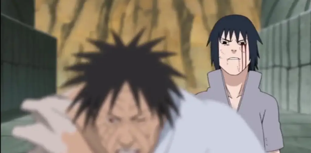 Sasuke dan Danzo bertarung sengit dalam Naruto Shippuden episode 369