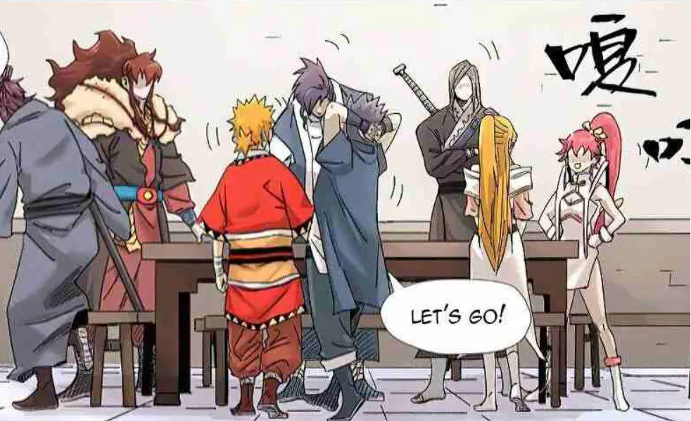 Pertarungan sengit antara Nie Li dan musuh-musuhnya Adegan pertarungan yang epik dalam manga Tales of Demons and Gods