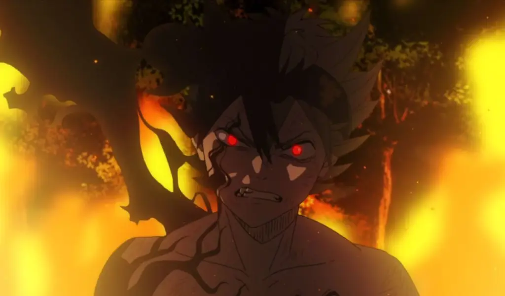 Asta bertarung melawan musuh yang kuat di Black Clover eps 106