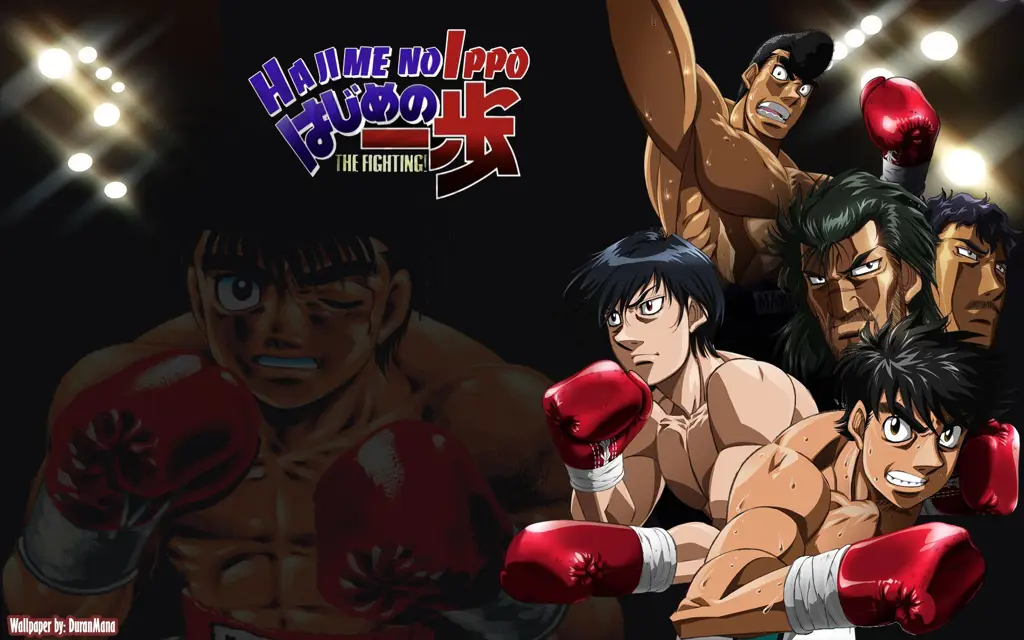 Pertandingan tinju menegangkan dalam Hajime no Ippo