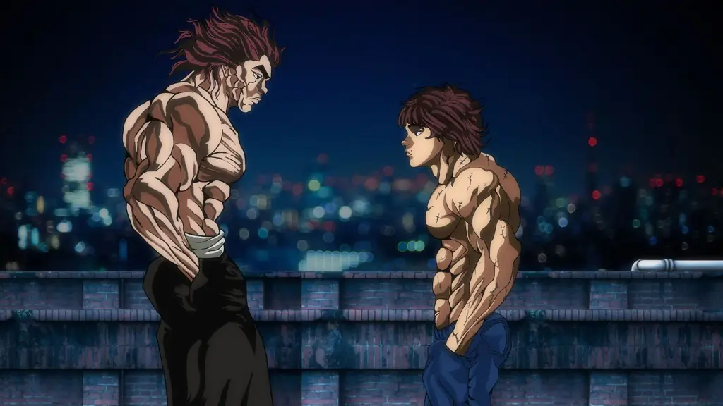 Adegan pertarungan intens dari Baki Hanma Season 2