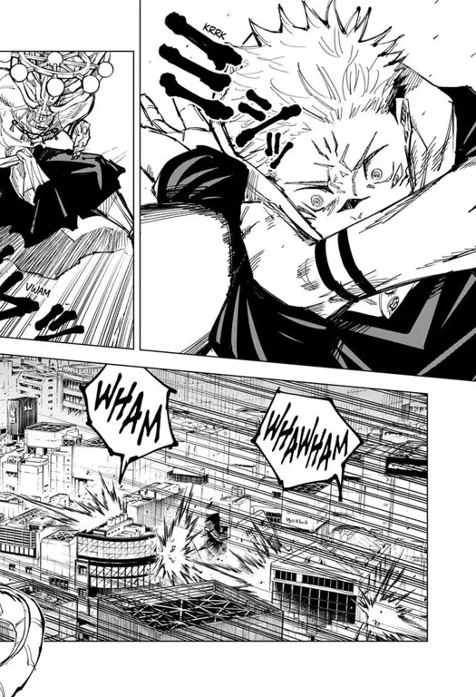 Adegan pertarungan seru di Jujutsu Kaisen Chapter 31