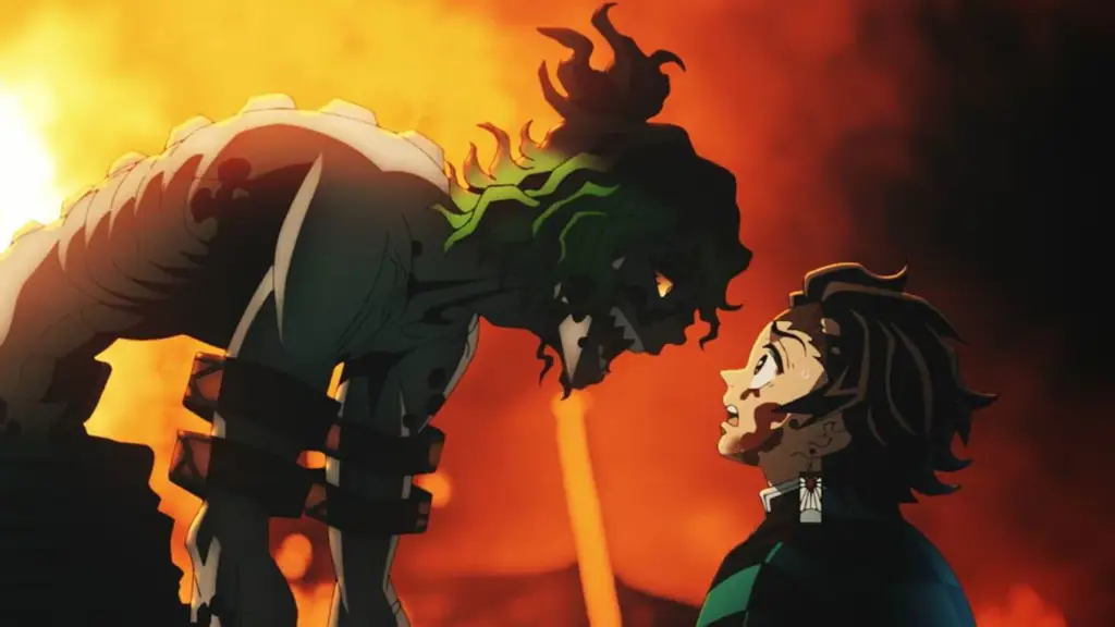 Pertarungan sengit di Distrik Hiburan Adegan menegangkan dari Demon Slayer season 2 di distrik hiburan