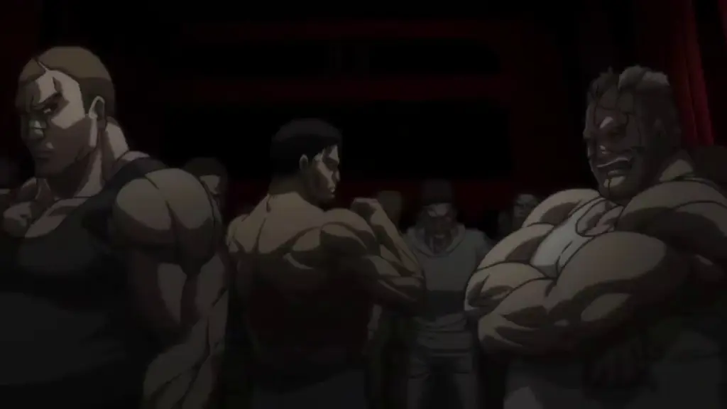 Adegan pertarungan seru dari anime Kengan Ashura