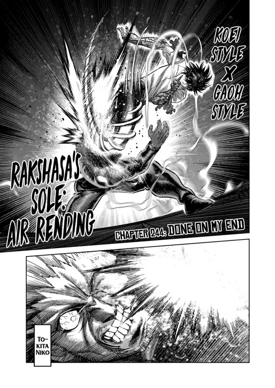 Gambar cuplikan adegan pertarungan dari Kengan Omega chapter 268