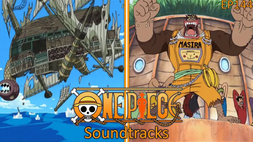 Cuplikan gambar dari One Piece episode 144 yang menampilkan pertarungan sengit