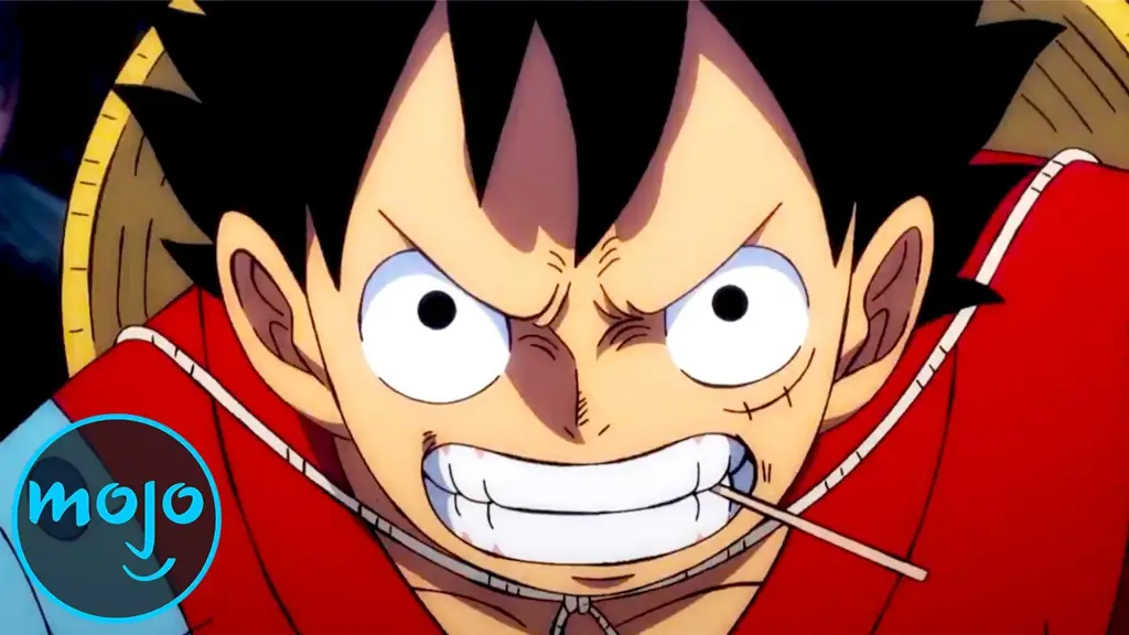 Gambar para karakter One Piece sedang bertarung dengan latar belakang yang dramatis