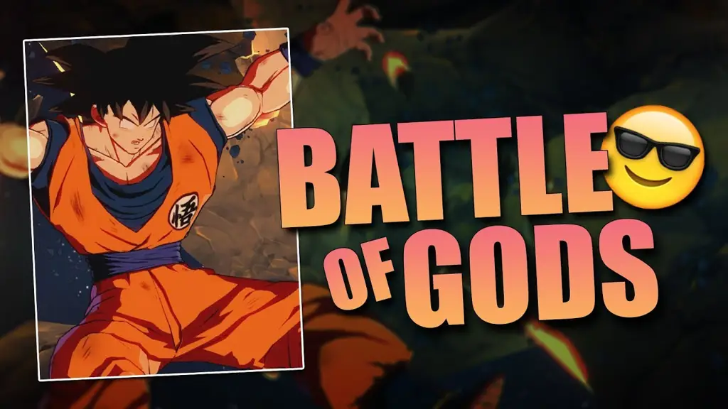 Adegan pertarungan Goku melawan Beerus dalam film Battle of Gods