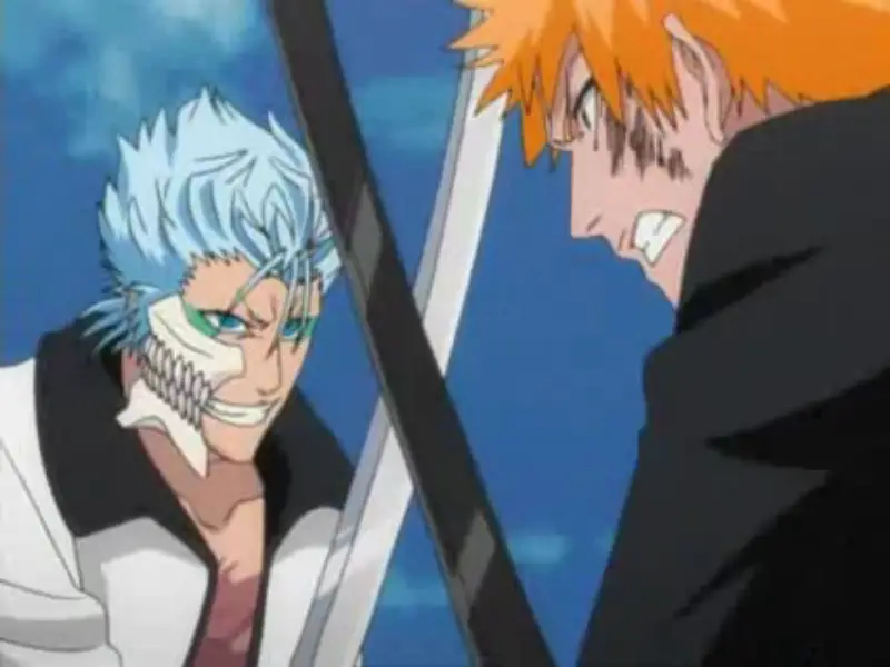 Ichigo dan Grimmjow bertarung sengit dalam Bleach episode 61