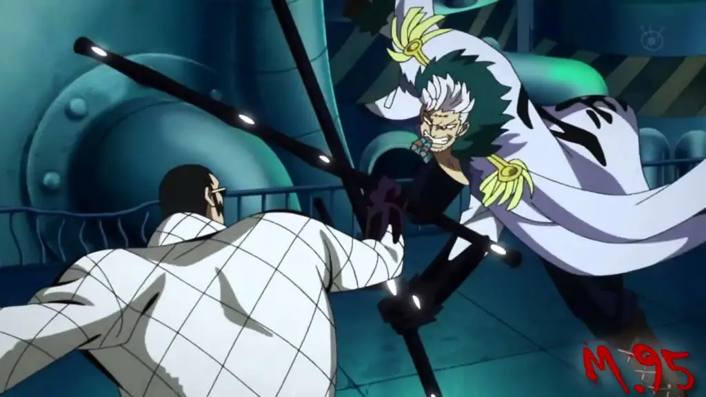 Gambar Trafalgar Law dan Vergo bertarung sengit dalam One Piece episode 689