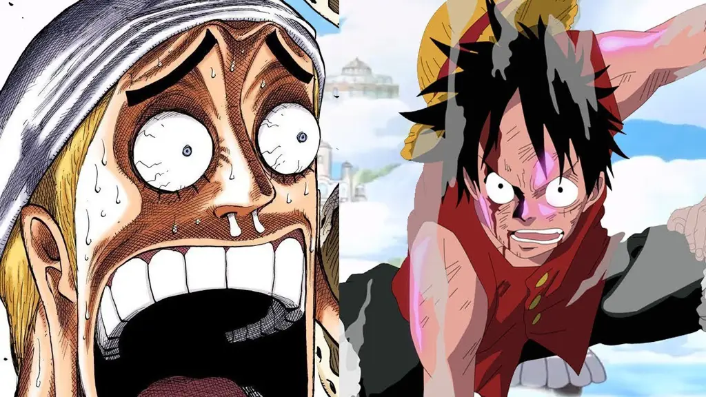 Luffy melawan Enel di One Piece