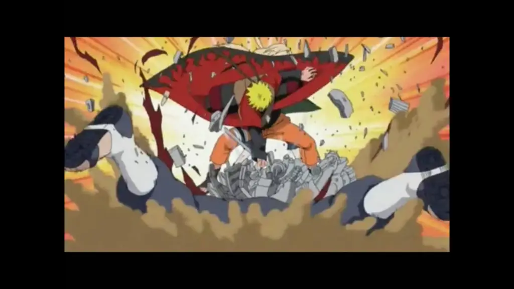 Naruto dan Pain bertarung dengan sengit