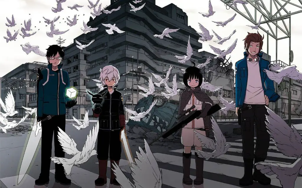 Adegan aksi menegangkan dalam anime World Trigger