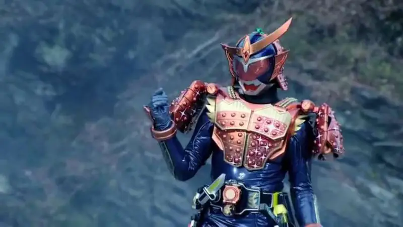 Gambar adegan pertarungan Kamen Rider Gaim